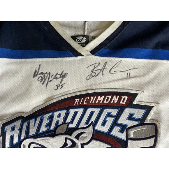 Game Worn Riverdogs Jersey Signed McIntyre & Cross - Picture 2 of 9